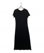 THE ROWザ ロウ）の古着「Nacis Fluid Navy Maxi Dress」｜ブラック