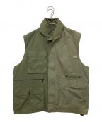 WTAPSダブルタップス）の古着「TRADER VEST COTTON WEATHER RIPSTOP」｜カーキ