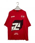 UNDERCOVERアンダーカバー）の古着「BIG TEE ZENMONDOOO」｜レッド