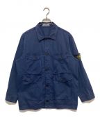 STONE ISLANDストーンアイランド）の古着「TELA SMERIGLIATA 4 POCKET SHIRT JACKET」｜ネイビー