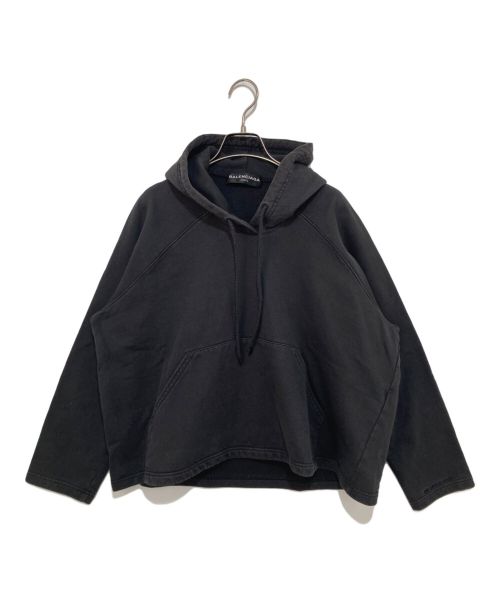 BALENCIAGA（バレンシアガ）BALENCIAGA (バレンシアガ) クロップドパーカー ブラック サイズ:Lの古着・服飾アイテム