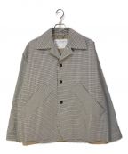 CAMIEL FORTGENSカミエルフォートヘンス）の古着「OVERSIZED SHORT MACKINTOSH」｜ベージュ