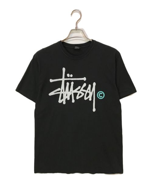 stussy（ステューシー）stussy (ステューシー) プリントTシャツ ブラック サイズ:Mの古着・服飾アイテム