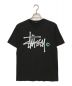 stussy（ステューシー）の古着「プリントTシャツ」｜ブラック