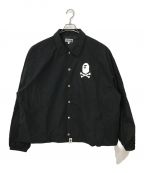 A BATHING APEアベイシングエイプ）の古着「APE CROSSBONE COACH JACKET」｜ブラック