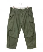 WINFIELD MFGウィンフィールド）の古着「70s M-65 FIELD PANTS」｜オリーブ