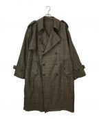 steinシュタイン）の古着「22AW Oversized Trench Coat」｜グレー