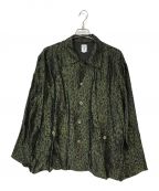 South2 West8サウスツー ウエストエイト）の古着「Hunting Shirt - Leopard Jq.」｜グリーン