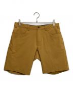 SWRVEスワーブ）の古着「ghtweight wwr trouser shorts/ regular trim fit/ハーフパンツ」｜マスタード