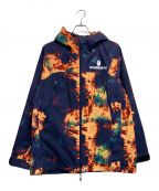 A BATHING APEアベイシングエイプ）の古着「TIE DYE HOODIE JACKET」｜レッド×ネイビー