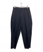 SSZエスエスズィー）の古着「Pintuck tapered slacks」｜ブラック