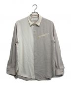 CULLNI×STUDIOUSクルニ×ステュディオス）の古着「別注BICOLOR SHIRTS」｜ベージュ