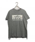 maison kitsuneメゾンキツネ）の古着「MOUNTAIN CAMP CLASSIC TEE-SHIRT」｜グレー