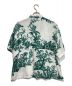 UNUSED (アンユーズド) VA MUSEUM (ヴィクトリア・アンド・アルバートミュージアム) 4 continents print short sleeve shirt ホワイト×グリーン サイズ:2：10000円