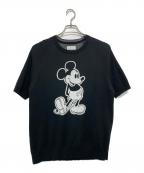 TAKAHIROMIYASHITA TheSoloIst.タカヒロミヤシタ ザソロイスト）の古着「Mickey Mouse s/s sweater」｜ブラック