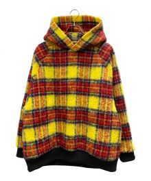 UNDERCOVER（アンダーカバー）の古着「PULLOVER CHECK HOODIE PARKA」｜イエロー