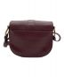 COLE HAAN (コールハーン) ESS MINI SADDLE BAG バーガンディー：9000円