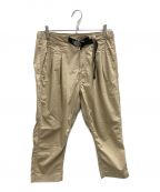 nonnativeノンネイティブ）の古着「EXPLORER EASY PANTS SHIN CUT C/P/P TYPEWRITER COOLMAXR WITH FIDLOCKR BUCKLE」｜ベージュ