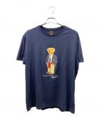 POLO RALPH LAURENポロ・ラルフローレン）の古着「POLO BEAR プリントTシャツ」｜ネイビー