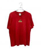 adidasアディダス）の古着「00'sプリントTシャツ」｜レッド