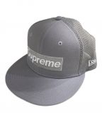 SUPREME×New Eraシュプリーム×ニューエラ）の古着「24SS Supreme Box Logo Mesh Back New Era Grey メッシュジャージ メッシュキャップ」｜グレー