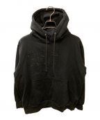 WIND AND SEAウィンダンシー）の古着「SEA RHINE STONE HOODIE ラインストーンパーカー」｜ブラック