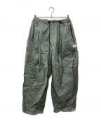 Needles×BEAMSニードルズ×ビームス）の古着「別注 H.D.Pant NS1563 ヒザデルナイロンパンツ」｜グレー