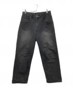 UNIVERSAL PRODUCTS.ユニバーサルプロダクツ）の古着「5POKET BUGGIE DENIM PANTS」｜ブラック