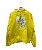 SUPREMEシュプリーム）の古着「20SS Daniel Johnston Hooded Sweatshirt プルオーバーパーカー」｜イエロー