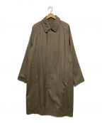 H BEAUTY&YOUTHエイチ ビューティー&ユース）の古着「WORSTED RAGLAN SLEEVE BAL COLLAR COAT」｜ブラウン