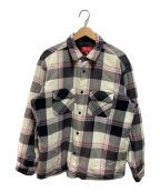 SUPREMEシュプリーム）の古着「Quilted Flannel Shirt」｜ホワイト