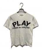 PLAY COMME des GARCONSプレイ コムデギャルソン）の古着「プリントTシャツ」｜ホワイト