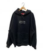 SUPREMEシュプリーム）の古着「Inside Out Box Logo Hooded Sweatshirt」｜ブラック