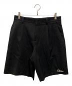 Dior×KENNY SCHARFディオール×ケニー・シャーフ）の古着「Men's Wool Slacks Short Pants」｜ブラック