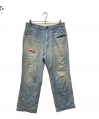 anachronormアナクロノーム）の古着「REMAKED L POCKET DENIM STRAIGHT PANTS」｜インディゴ