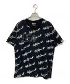 WIND AND SEA×WILDSIDE YOHJI YAMAMOTOウィンダンシー×ワイルドサイド ヨウジ ヤマモト）の古着「Monogram Print T-shirt」｜ブラック