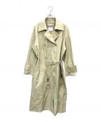 Ameriアメリ）の古着「RAFFINE FAKE LEATHER TRENCH COAT」｜ベージュ