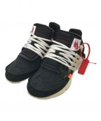 NIKE×OFFWHITEナイキ×オフホワイト）の古着「THE 10 AIR PRESTO Off-White x Nike Air Presto AA3830-001 オフホワイト x ナイキ エアプレスト」｜ブラック