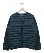 THE NORTH FACEザ ノース フェイス）の古着「WS Zepher Shell Cardigan ウインドストッパーゼファーシェルカーディガン ダウンジャケットND91861」｜ネイビー