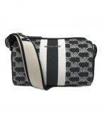 MICHAEL KORSマイケルコース）の古着「COOPER TRAVEL XS MINI DUFFLE SHOULDER CROSSBODY BAG ロゴショルダー」｜ブラック