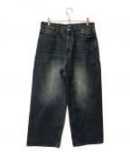 X-LARGEエクストララージ）の古着「BAGGY DENIM PANTS X-LARGE エクストララージ フェードデニム バギーデニムパンツ 101241031006」｜インディゴ