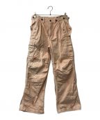 DAIRIKUダイリク）の古着「wide cargo pants/ワイドカーゴパンツ/22SS B-1/DAIRIKU/ダイリク/日本製」｜ピンク