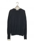 uniform experiment×JOHN SMEDLEYユニフォームエクスペリメント×ジョンスメドレー）の古着「COTTON CREWNECK KNIT」｜ブラック