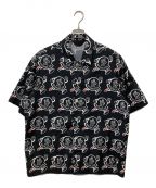 MONCLERモンクレール）の古着「Camicia Logo Print Shirt」｜ブラック