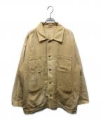 AURALEEオーラリー）の古着「WASHI DUCK CANVAS BLOUSON」｜ベージュ