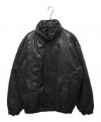 LEMAIREルメール）の古着「Boxy Leather Jacket」｜ブラック