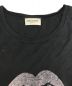 中古・古着 Saint Laurent Paris (サンローランパリ) ブラッドラスタープリントTシャツ ブラック サイズ:S：9000円