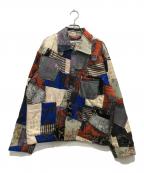 Acne studiosアクネ ストゥディオス）の古着「パッチワークジャカードジャケット/Patchwork jacquard jacket」｜マルチカラー