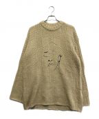 ANDERSSON BELLアンダースンベル）の古着「EMBLEM SWEATER」｜ベージュ