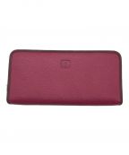 LOEWEロエベ）の古着「LARGE ZIP AROUND WALLET」｜ボルドー